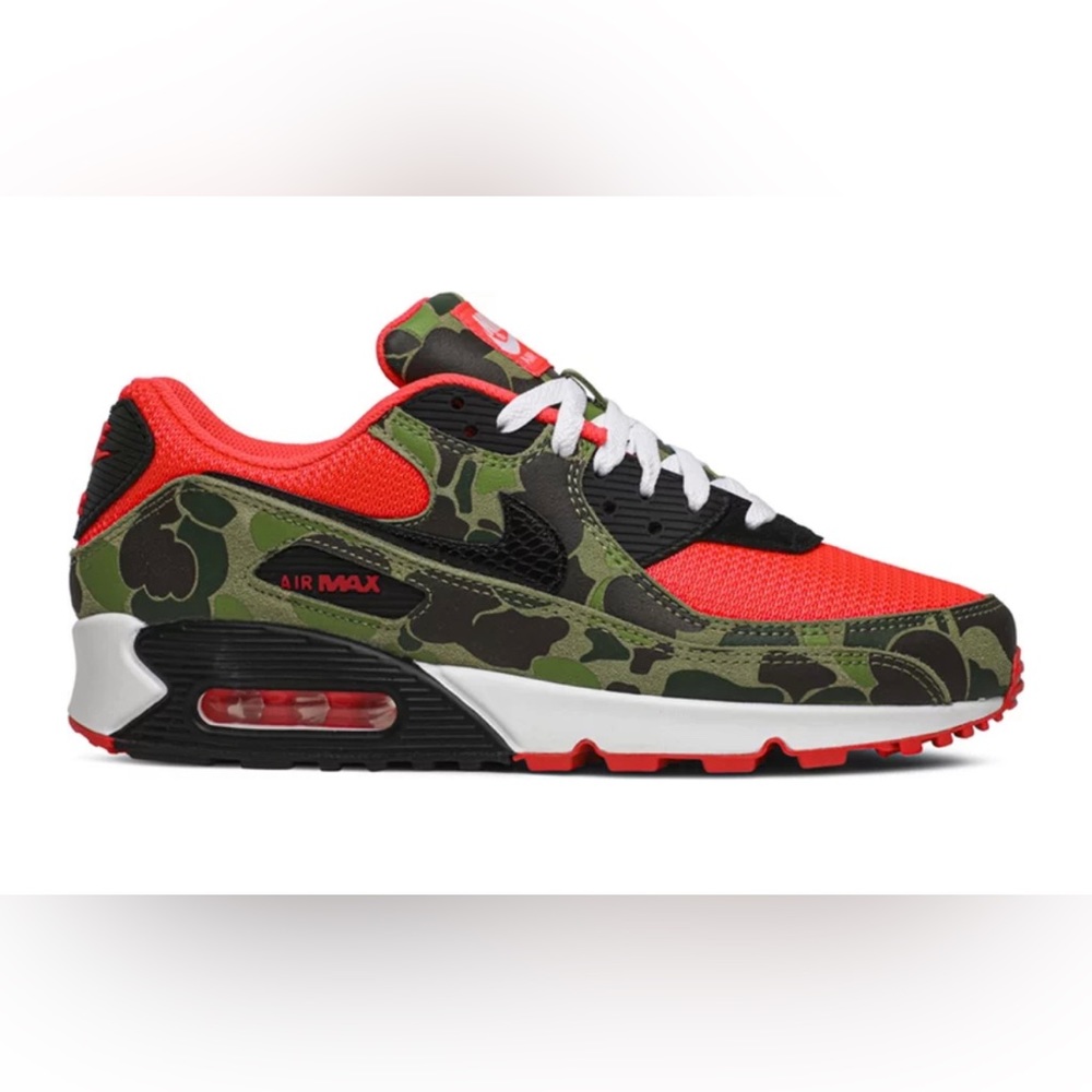 Brand New Brand New in Box! Nike Air Max 90 SP Camo & Orange. Womens Size 7.
